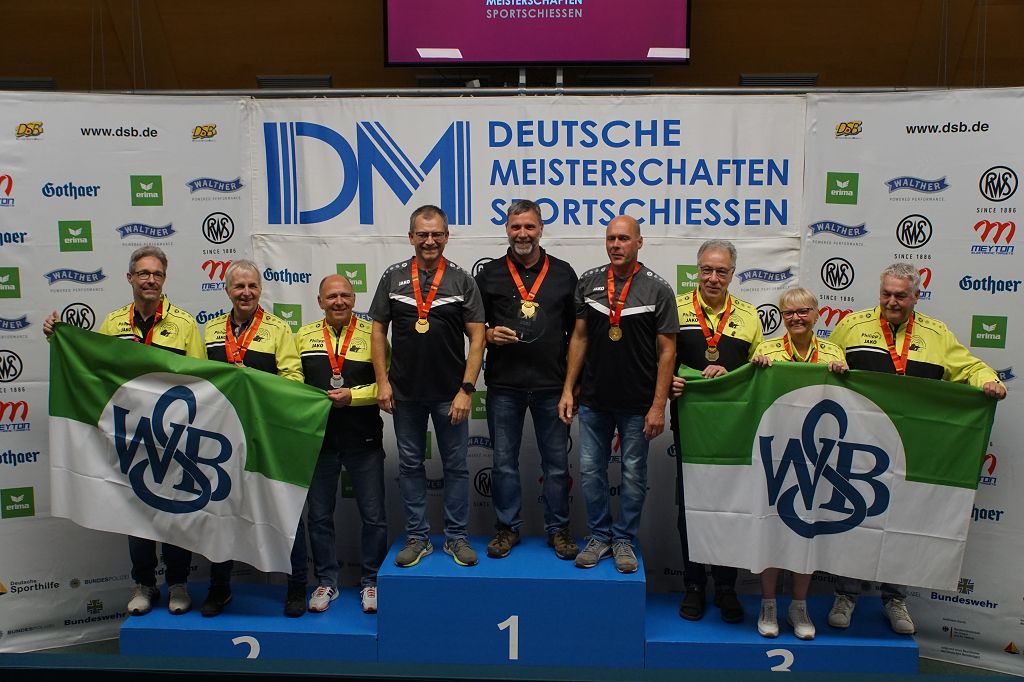 Siegerehrung Mannschaften KK 100m