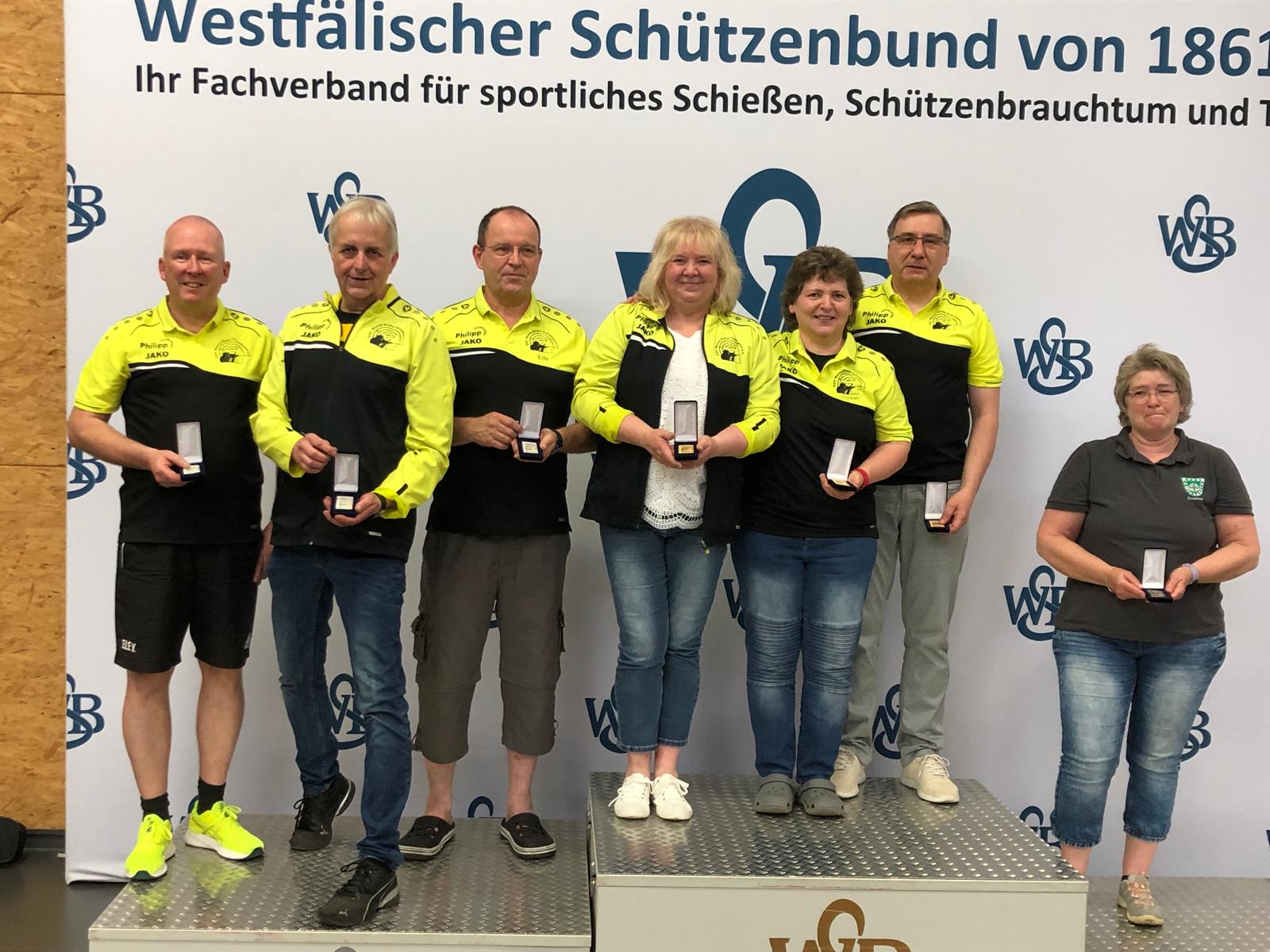 KK50m Auflage Siegerehrung Mannschaften
