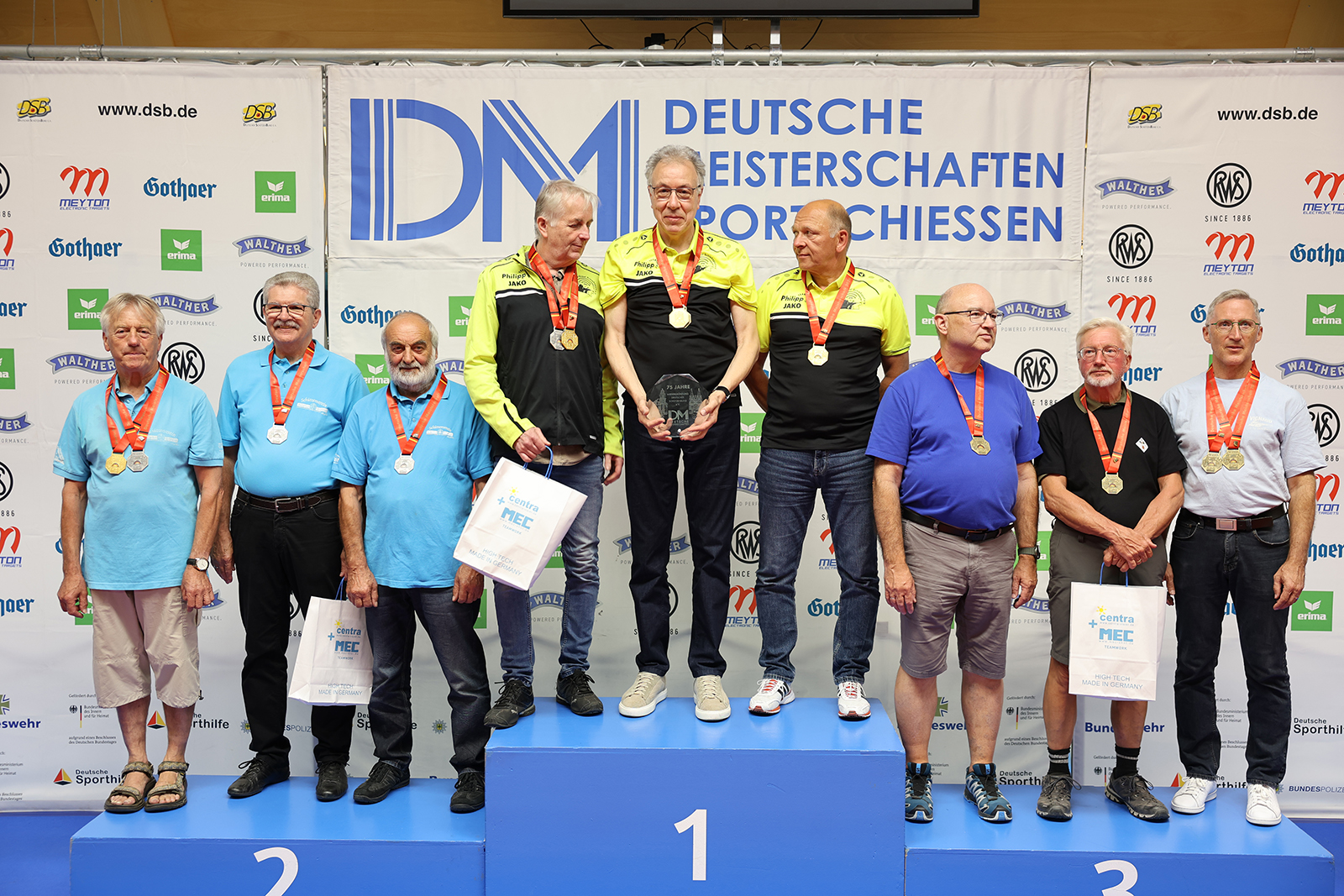 Siegerehrung Luftgewehr Herren IV Mannschaft