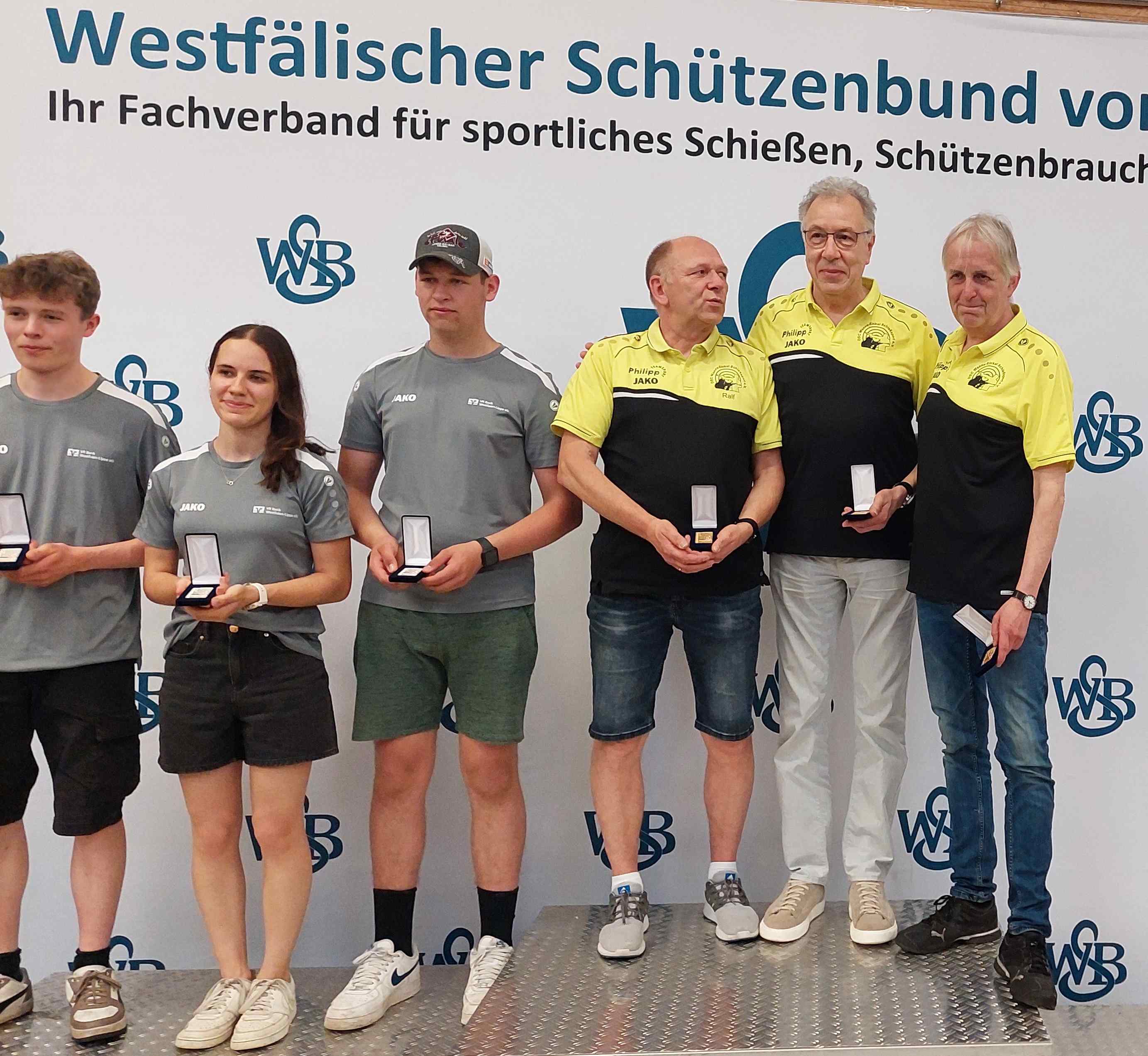 Siegerehrung Landesmeister 2 KK30 Schuss